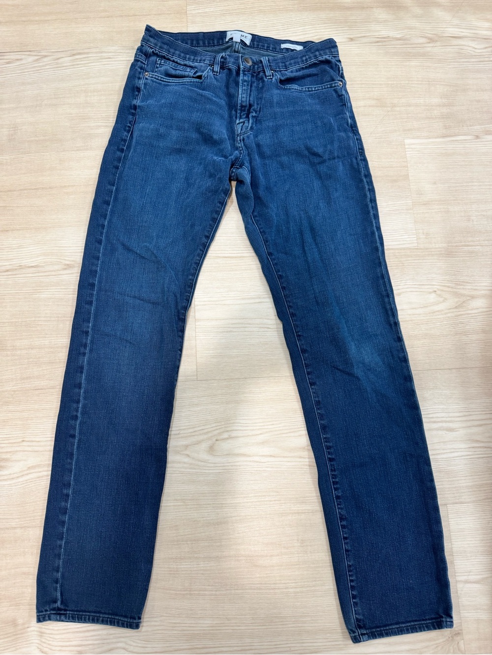 Frame Denim L'Homme Slim Jeans in Indigo Blue